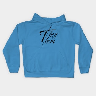 they them Kids Hoodie